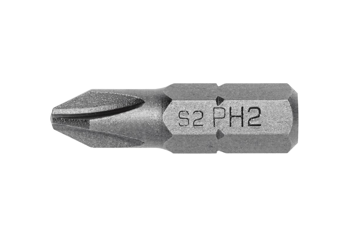 HOEGERT Биты PH1, 25 мм, сталь S2, 5 шт.