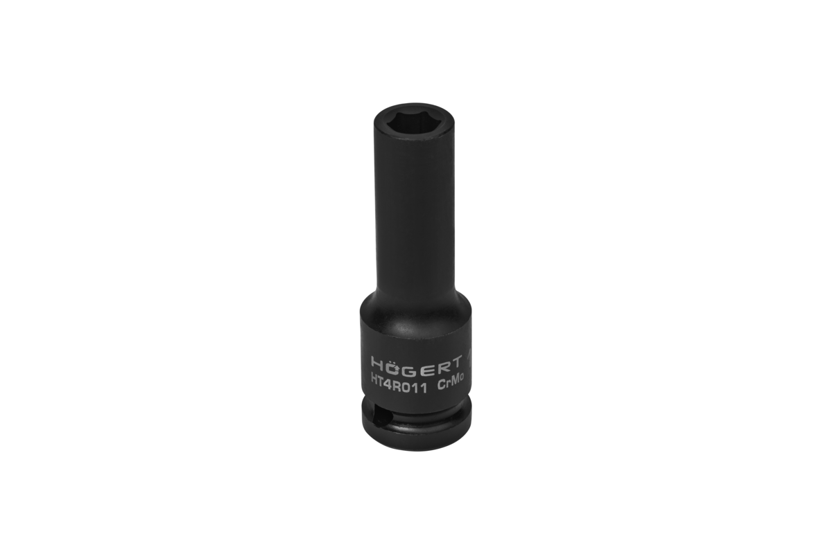 HOEGERT Головка торцевая ударная глубокая шестигранная 1/2″, 11 мм, DIN 3121, CrMo