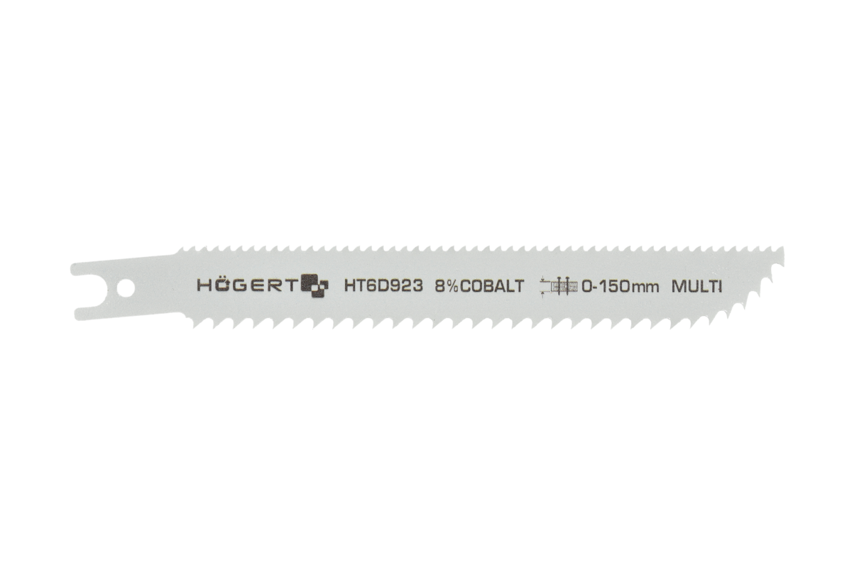 HOEGERT Полотно для сабельной пилы универсальное двухстороннее 150 мм, 6 TPI / 10 TPI; 2 шт.