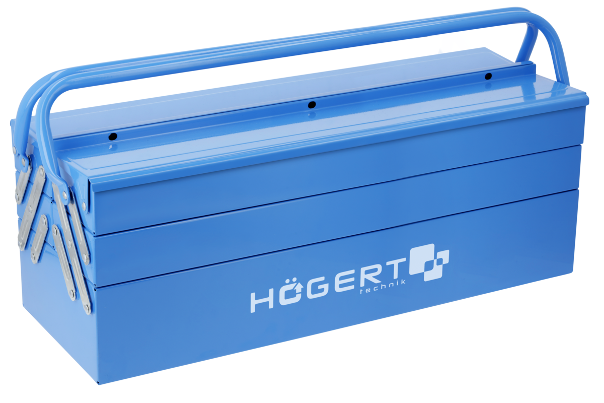 HOEGERT Ящик для инструментов металический 5 отделений 53 × 20,5 × 20 cм