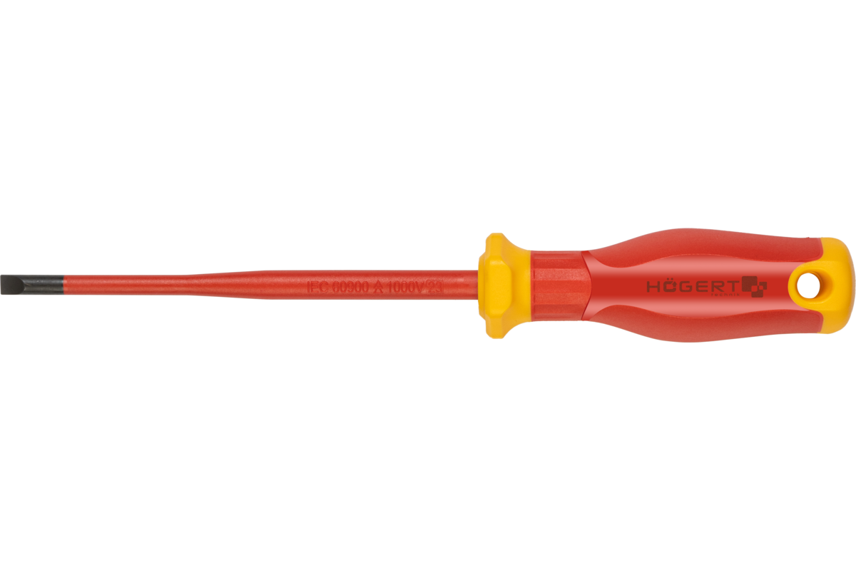 Отвёртка с шлицем SL5,5×125 мм, 1000V, SLIM, S2