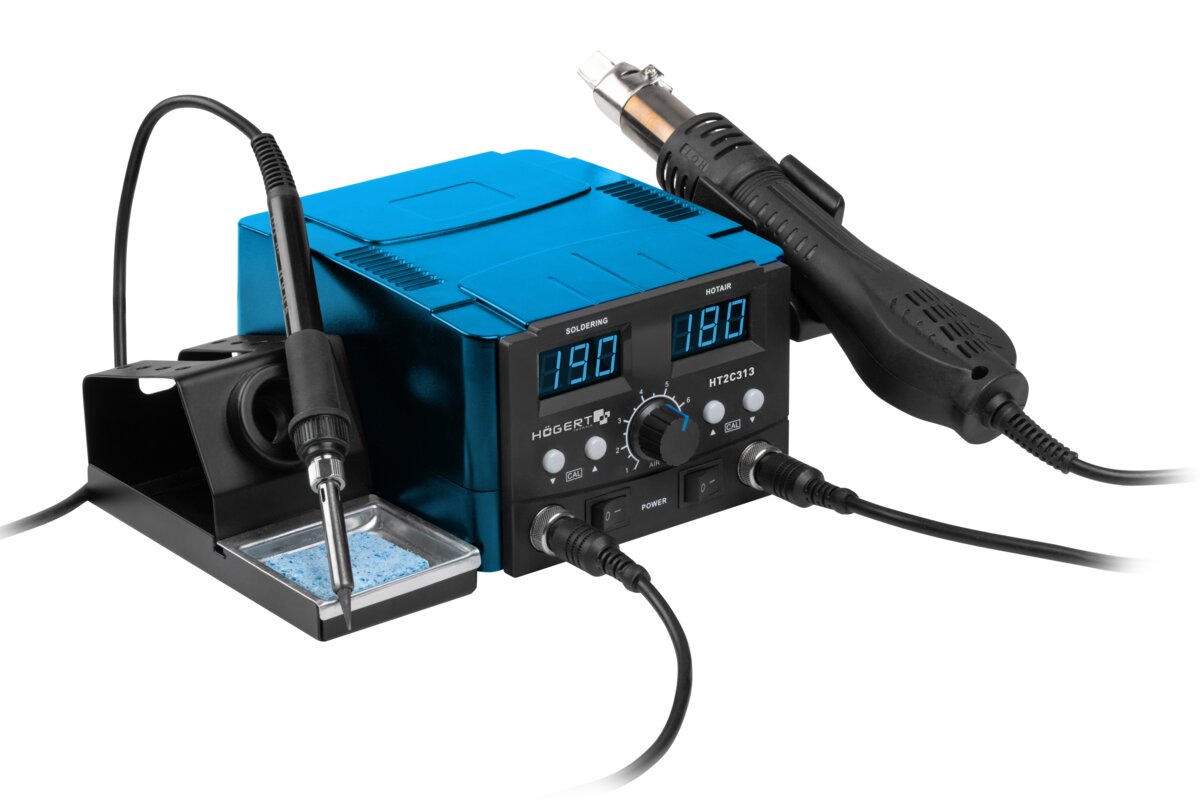 Паяльник горячего воздуха 2 в 1, 750W